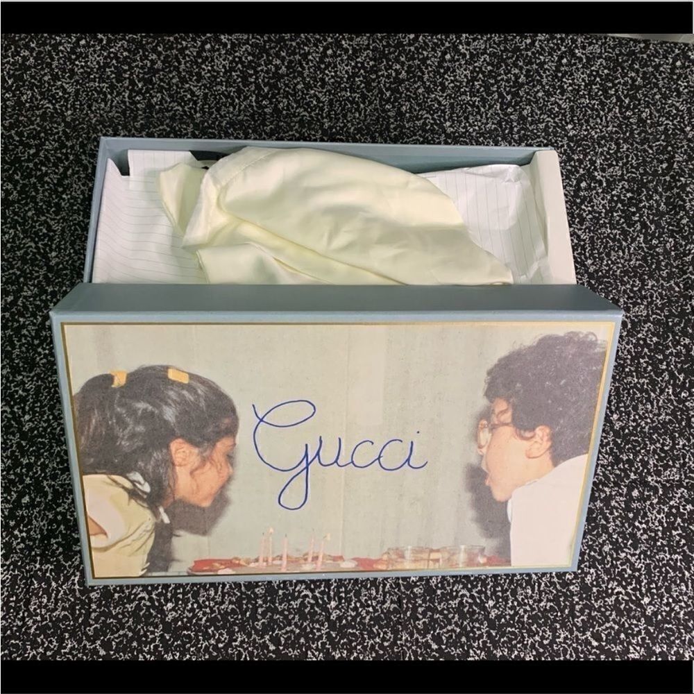 Rare Blue Gucci Gift Box